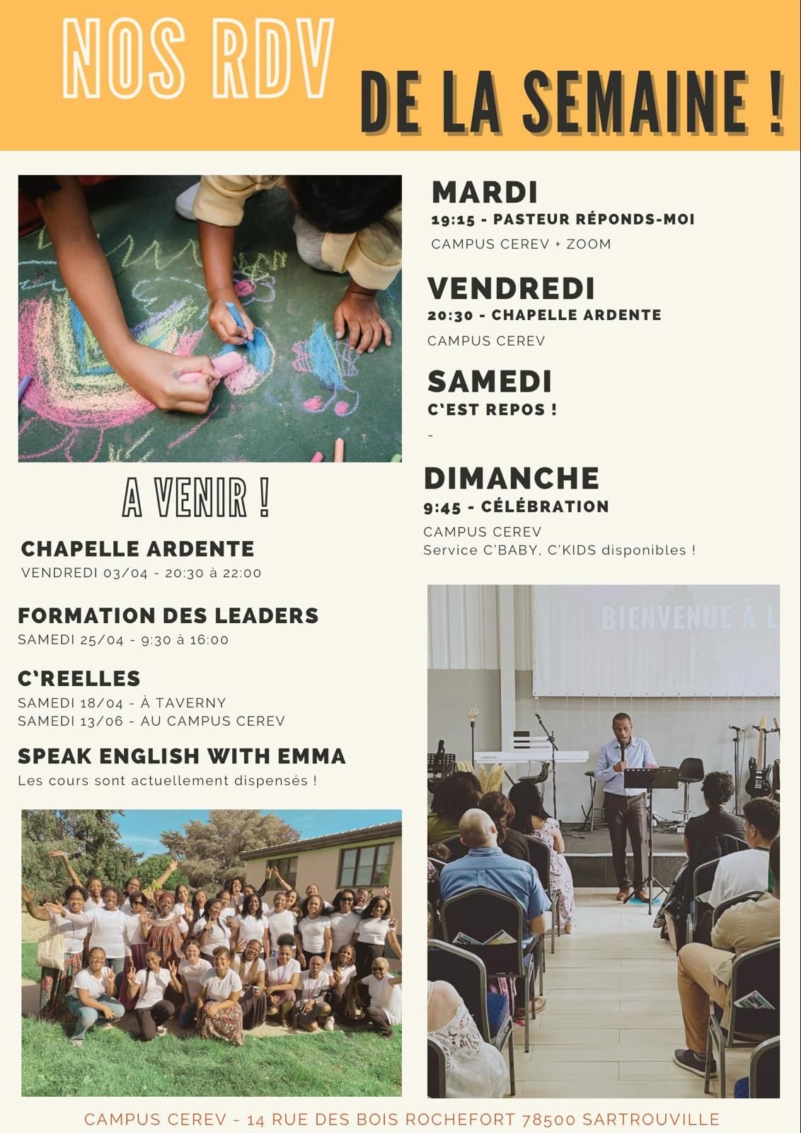 Prochains rendez-vous